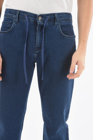 18cm Mid-wash 5 Pockets SLIGA INK Jeans