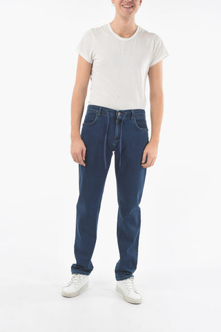 18cm Mid-wash 5 Pockets SLIGA INK Jeans