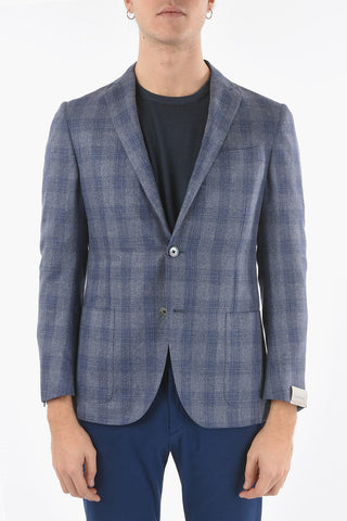blazer ACADEMY SOFT plaid in seta