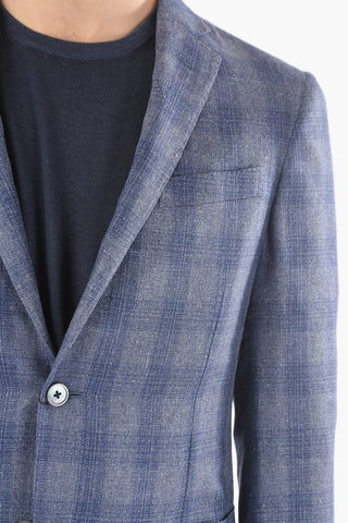 blazer ACADEMY SOFT plaid in seta