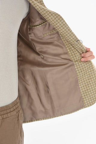 CC COLLECTION Two-Button Blazer REWARD Houndstooth and Classic Lapel