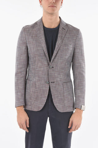 Blazer a 2 bottoni GATE Pied-de-Poule due con Revers Classico
