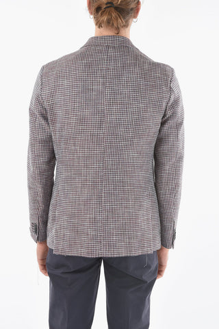 Blazer a 2 bottoni GATE Pied-de-Poule due con Revers Classico