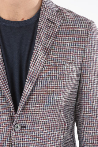 Blazer a 2 bottoni GATE Pied-de-Poule due con Revers Classico