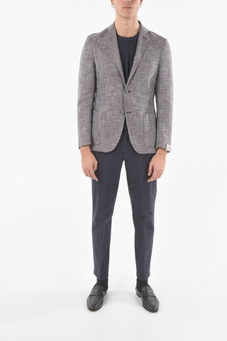 Blazer a 2 bottoni GATE Pied-de-Poule due con Revers Classico
