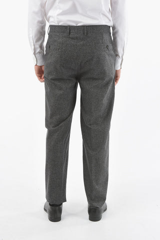 Plain Hem ACADEMY Pants with Belt Loops