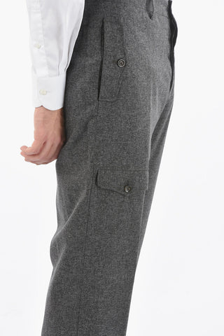 Plain Hem ACADEMY Pants with Belt Loops