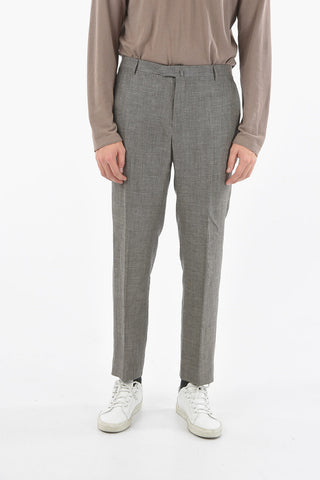 Virgin Wool and Flax LEADER Jetted Pocket Chinos