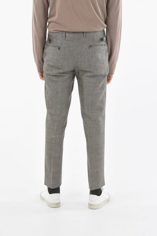 Virgin Wool and Flax LEADER Jetted Pocket Chinos