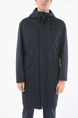 CC COLLECTION Solid Color Waterproof Jacket with Hood