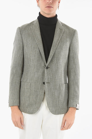Giacca ACADEMY SOFT Semifoderata Motivo Herringbone