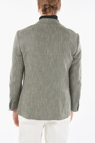ACADEMY SOFT Half-Lined Herringbone Blazer