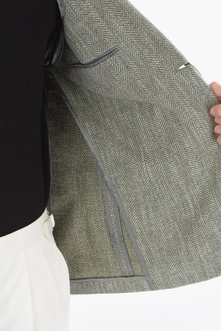 Giacca ACADEMY SOFT Semifoderata Motivo Herringbone