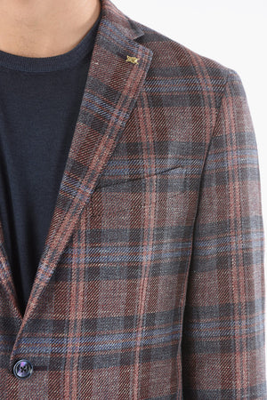 CC CCOLLECTION Zweiknopf-Blazer RIGHT kariert mit aufgesetzter Tasche