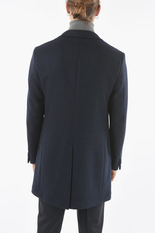 Cappotto Semifoderato con Spacco Posteriore e Tasca con Aletta