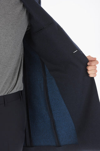 Cappotto Semifoderato con Spacco Posteriore e Tasca con Aletta