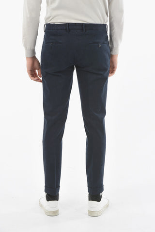 ID Cotton Stretch Cuffed Hem Pants