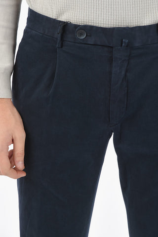 ID Cotton Stretch Cuffed Hem Pants