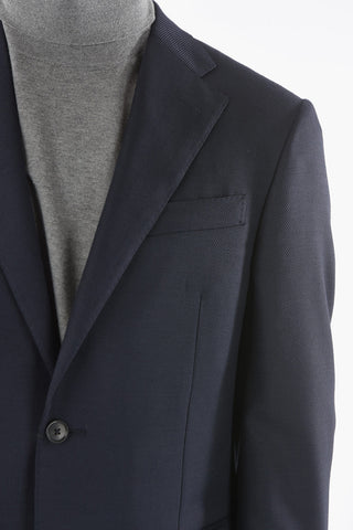 LEADER Lined Blazer with Flap Pocket and Side Vents