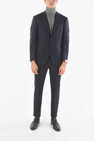 LEADER Lined Blazer with Flap Pocket and Side Vents