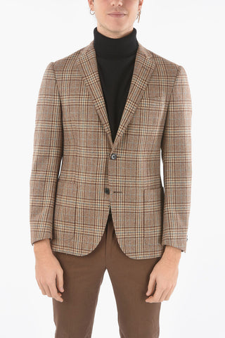 Giacca ACADEMY SOFT Semifoderata Motivo Tartan con Tasca a Filo