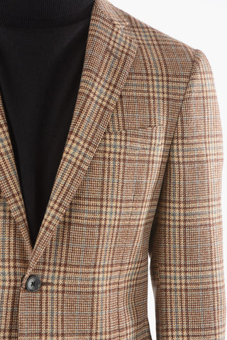 Giacca ACADEMY SOFT Semifoderata Motivo Tartan con Tasca a Filo