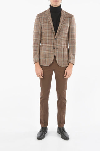 Giacca ACADEMY SOFT Semifoderata Motivo Tartan con Tasca a Filo