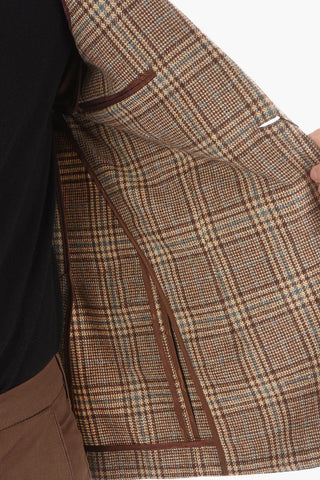 Giacca ACADEMY SOFT Semifoderata Motivo Tartan con Tasca a Filo