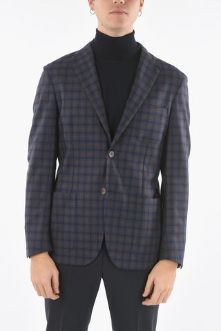 SPORTSWEAR Unlined Tattersall Blazer with Side Vents