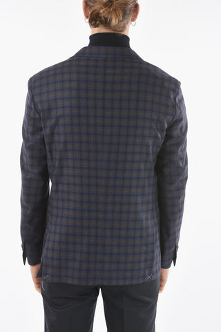 SPORTSWEAR Unlined Tattersall Blazer with Side Vents