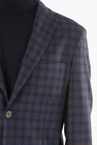 SPORTSWEAR Unlined Tattersall Blazer with Side Vents