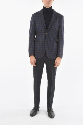 SPORTSWEAR Unlined Tattersall Blazer with Side Vents