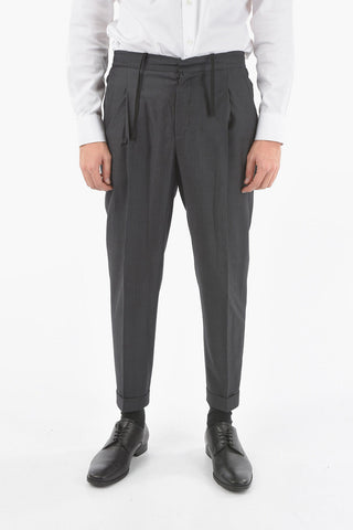 CC COLLECTION Cuffed Hem RESET Single Pleat Pants