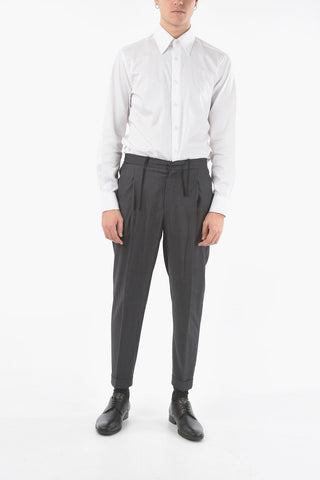 CC COLLECTION Cuffed Hem RESET Single Pleat Pants