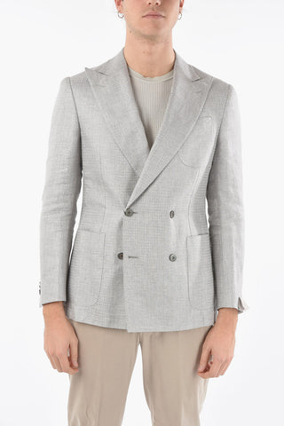 Blazer Doppio Petto ACADEMY SOFT in Lino e Seta