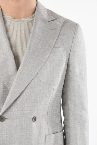 Blazer Doppio Petto ACADEMY SOFT in Lino e Seta