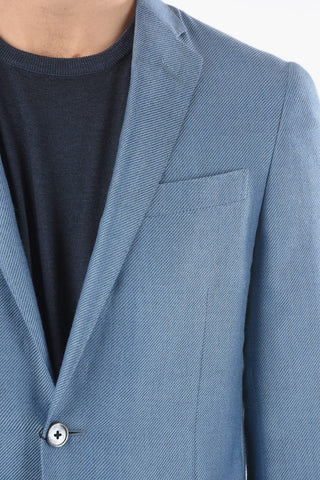 Blazer a 2 bottoni ACADEMY SOFT in Cashmere e Seta con Revers Classico