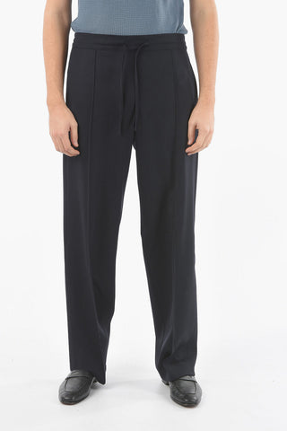 ID Virgin Wool 3 Pockets Pants with Drawstring on The Waist