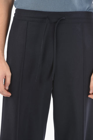 ID Virgin Wool 3 Pockets Pants with Drawstring on The Waist