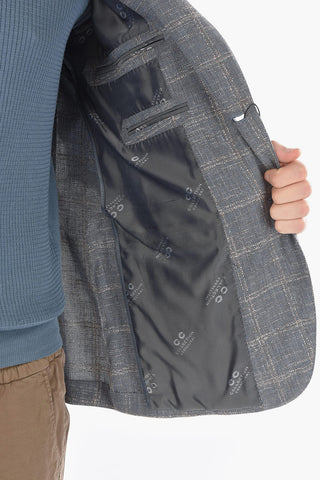 CC COLLECTION Giacca a 2 bottoni RETAILORED a Quadri Windowpane Check