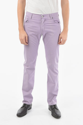 CC COLLECTION Jeans with 5 Pockets and Embroidery