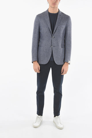 District Check GATE 2-button Blazer with Side Vents