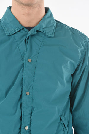 CC COLLECTION Stretch Nylon Overshirt O.WEAR HYDRAS with Snap Buttons