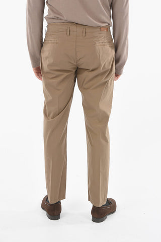 ID Cotton Stretch HUANTED Double pleated Pants