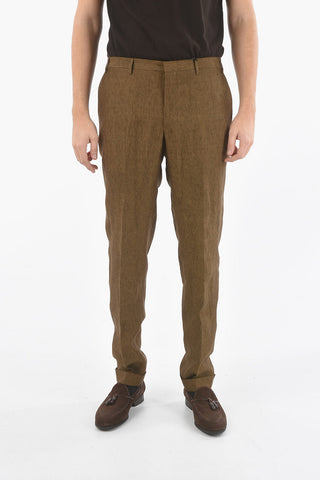 CC COLLECTION Cuffed Hem Flax RESET Pants