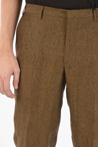 CC COLLECTION Cuffed Hem Flax RESET Pants