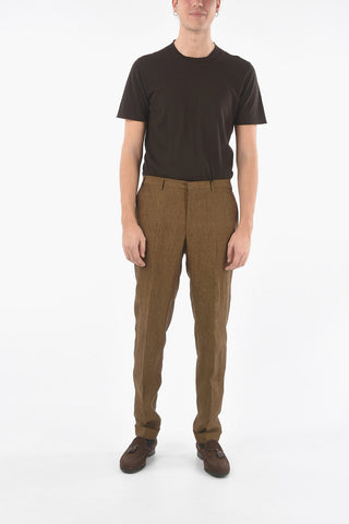 CC COLLECTION Cuffed Hem Flax RESET Pants