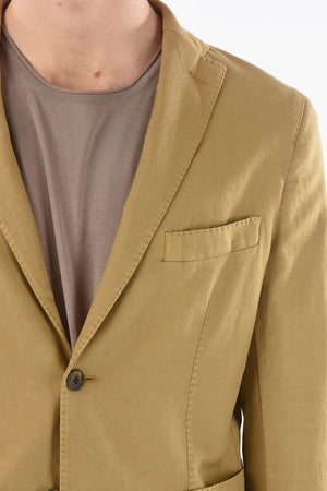 CC COLLECTION Giacca a 2 Bottoni RESCA In Twill di Cotone con Tasche a Toppa