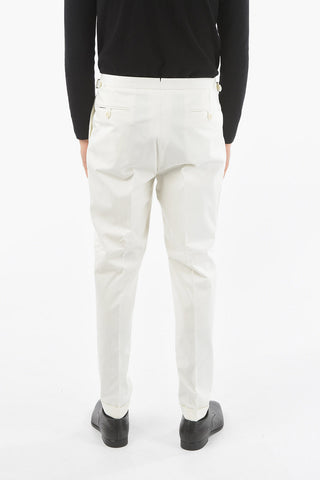 CC COLLECTION RESET Chino Lined Trousers with Hook and Pinces