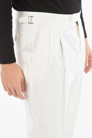 CC COLLECTION RESET Chino Lined Trousers with Hook and Pinces